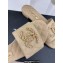 Chanel Heel 2cm Quilting Chain CC Logo Mules Beige 2023