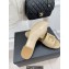 Chanel Heel 2cm Quilting Chain CC Logo Mules Beige 2023