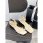 Chanel Pearls Calfskin Sandals G39600 White 2023