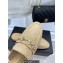 Chanel Horsebit CC Logo Mules Beige 2023