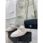 Chanel Horsebit CC Logo Mules Quilting White 2023