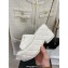Chanel Heel 7.5cm Platform Quilting Logo Mules White 2023