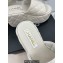 Chanel Heel 7.5cm Platform Quilting Logo Mules White 2023