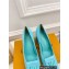 Louis Vuitton Heel 8.5cm Shake Pumps in Patent calf leather Turquoise Green 2023