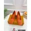 Louis Vuitton Heel 8.5cm Shake Pumps in Patent calf leather Orange 2023