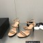 Chanel Heel Chain Lambskin Sandals G39549 Beige 2023