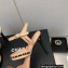 Chanel Heel Chain Lambskin Sandals G39549 Beige 2023