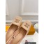Louis Vuitton Heel 8.5cm Shake Slingback Pumps in Patent calf leather Nude 2023