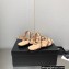 Chanel Chain Lambskin Flat Sandals Beige 2023