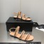 Chanel Chain Lambskin Flat Sandals Beige 2023