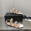 Chanel Chain Lambskin Flat Sandals White 2023