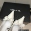 Chanel Heel 7cm Bow Slingback Sandals White 2023