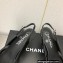 Chanel Heel 7cm Bow Slingback Sandals Black 2023