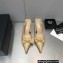 Chanel Heel 7cm Bow Slingback Sandals Beige 2023