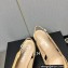 Chanel Heel 7cm Bow Slingback Sandals Beige 2023