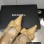 Chanel Heel 7cm Bow Slingback Sandals Beige 2023