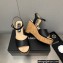 Chanel Heel 8cm Platform Sandal Leather Black 2023