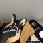 Chanel Heel 8cm Platform Sandal Leather Black 2023