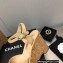Chanel Heel 8cm Platform Sandal Leather Beige 2023