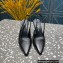 Louis Vuitton Heel 10cm Sparkle Slingback Pumps in leather Black 2023