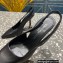 Louis Vuitton Heel 10cm Sparkle Slingback Pumps in leather Black 2023