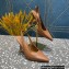 Louis Vuitton Heel 10cm Sparkle Slingback Pumps in leather Brown 2023