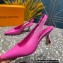 Louis Vuitton Heel 7cm Sparkle Slingback Pumps in leather Pink 2023