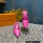 Louis Vuitton Heel 7cm Sparkle Slingback Pumps in leather Pink 2023