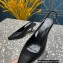 Louis Vuitton Heel 7cm Sparkle Slingback Pumps in leather Black 2023