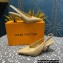 Louis Vuitton Heel 7cm Sparkle Slingback Pumps in leather Beige 2023