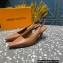 Louis Vuitton Heel 7cm Sparkle Slingback Pumps in leather Brown 2023