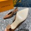 Louis Vuitton Heel 7cm Sparkle Slingback Pumps in leather Brown 2023