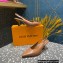 Louis Vuitton Heel 7cm Sparkle Slingback Pumps in leather Brown 2023