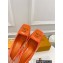 Louis Vuitton Heel 8.5cm Shake Slingback Pumps in Patent calf leather Orange 2023