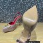Valentino Heel 10.3cm Platform 2cm VLogo Signature Slingback Pumps Leather Nude 2023