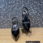 Valentino Heel 10.3cm Platform 2cm VLogo Signature Slingback Pumps Patent Black 2023