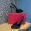 Valentino Heel 10.3cm Platform 2cm VLogo Signature Slingback Pumps Patent Black 2023