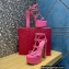 Valentino Heel 15cm Platform 6cm ROCKSTUD Sandals Leather Pink 2023