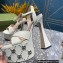Gucci Heel 15.5cm Platform 6cm Interlocking G studs Sandals 719843 White 2023