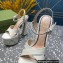 Gucci Heel 15.5cm Platform 6cm Interlocking G studs Sandals 719843 White 2023