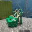 Gucci Heel 15.5cm Platform 6cm Interlocking G studs Sandals 719843 Green 2023
