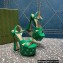 Gucci Heel 15.5cm Platform 6cm Interlocking G studs Sandals 719843 Green 2023