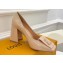 Louis Vuitton Heel 8.5cm Shake Pumps in Patent calf leather Nude 2023