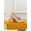 Louis Vuitton Heel 8.5cm Shake Pumps in Patent calf leather Nude 2023