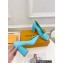 Louis Vuitton Heel 8.5cm Shake Pumps in Patent calf leather Turquoise Green 2023