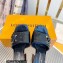 Louis Vuitton Heel 8.5cm Shake Mules in Patent calf leather Black 2023
