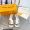 Louis Vuitton Shake Flat Mules in Metallic lambskin Gold 2023