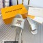 Louis Vuitton Shake Flat Mules in Metallic lambskin Gold 2023
