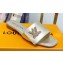 Louis Vuitton Shake Flat Mules in Metallic lambskin Gold 2023