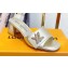 Louis Vuitton Heel 5.5cm Shake Mules in Metallic lambskin Gold 2023